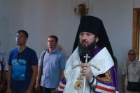 6-В канун праздника Преображения Господня  епископ Амфилохий возглавил Всенощное бдение  в Свято-Андреевском кафедральном соборе 