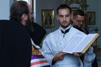 7-В канун праздника Преображения Господня  епископ Амфилохий возглавил Всенощное бдение  в Свято-Андреевском кафедральном соборе 
