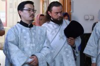 8-В канун праздника Преображения Господня  епископ Амфилохий возглавил Всенощное бдение  в Свято-Андреевском кафедральном соборе 