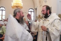 18-В канун праздника Преображения Господня  епископ Амфилохий возглавил Всенощное бдение  в Свято-Андреевском кафедральном соборе 