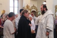 20-В канун праздника Преображения Господня  епископ Амфилохий возглавил Всенощное бдение  в Свято-Андреевском кафедральном соборе 
