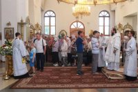 21-В канун праздника Преображения Господня  епископ Амфилохий возглавил Всенощное бдение  в Свято-Андреевском кафедральном соборе 