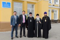 3-Управляющий Усть-Каменогорской и Семипалатинской епархией принял участие во встрече Главы Казахстанского Митрополичьего округа с акимом Западно-Казахстанской области