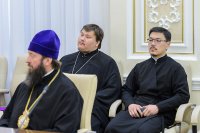 11-Управляющий Усть-Каменогорской и Семипалатинской епархией принял участие во встрече Главы Казахстанского Митрополичьего округа с акимом Западно-Казахстанской области