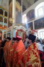 10-Епископ Амфилохий прибыл в Михайло-Архангельский собор г.Уральска, куда был принесён ковчег с частью пояса Пресвятой Богородицы 