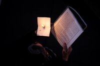 12-Начало чтения Великого покаянного канона преподобного Андрея Критского в главном храме Восточного Казахстана