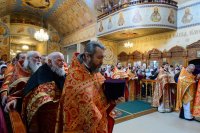 42-Управляющий Усть-Каменогорской и Семипалатинской епархией принял участие в праздновании дня памяти преподобного Севастиана Карагандинского в "Шахтёрской столице" Республики