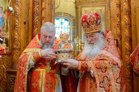 47-Управляющий Усть-Каменогорской и Семипалатинской епархией принял участие в праздновании дня памяти преподобного Севастиана Карагандинского в "Шахтёрской столице" Республики