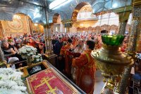 50-Управляющий Усть-Каменогорской и Семипалатинской епархией принял участие в праздновании дня памяти преподобного Севастиана Карагандинского в "Шахтёрской столице" Республики