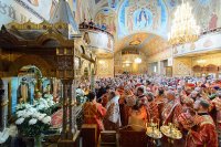 52-Управляющий Усть-Каменогорской и Семипалатинской епархией принял участие в праздновании дня памяти преподобного Севастиана Карагандинского в "Шахтёрской столице" Республики