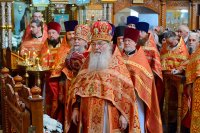 60-Управляющий Усть-Каменогорской и Семипалатинской епархией принял участие в праздновании дня памяти преподобного Севастиана Карагандинского в "Шахтёрской столице" Республики