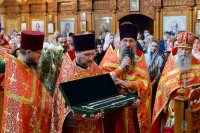 64-Управляющий Усть-Каменогорской и Семипалатинской епархией принял участие в праздновании дня памяти преподобного Севастиана Карагандинского в "Шахтёрской столице" Республики