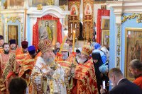 11-Епископ Амфилохий сослужил митрополиту Александру за Литургией в Михайло-Архангельском соборе Уральска