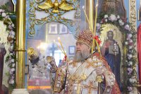 27-Епископ Амфилохий сослужил митрополиту Александру за Литургией в Михайло-Архангельском соборе Уральска