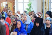 42-Епископ Амфилохий сослужил митрополиту Александру за Литургией в Михайло-Архангельском соборе Уральска