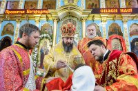 50-Епископ Амфилохий сослужил митрополиту Александру за Литургией в Михайло-Архангельском соборе Уральска