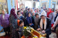 53-Епископ Амфилохий сослужил митрополиту Александру за Литургией в Михайло-Архангельском соборе Уральска