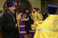 6-Архипастырский визит в город Риддер.  Божественная Литургия в Свято-Никольском храме в день престольного праздника