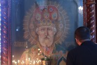 24-Архипастырский визит в город Риддер.  Божественная Литургия в Свято-Никольском храме в день престольного праздника