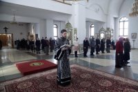 13-В Андреевском кафедральном соборе совершена первая в наступившем Великом посту Литургия Преждеосвященных Даров