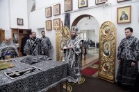 14-В Андреевском кафедральном соборе совершена первая в наступившем Великом посту Литургия Преждеосвященных Даров