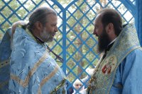59-«Яко необоримую стену и источник чудес..». Божественная Литургия архиерейским чином на Святом Ключе