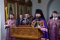 8-Божественная Литургия Преждеосвященных Даров в Свято-Троицком крепостном соборе города Усть-Каменогорска