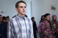 12-Божественная Литургия Преждеосвященных Даров в Свято-Троицком крепостном соборе города Усть-Каменогорска