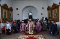 13-Божественная Литургия Преждеосвященных Даров в Свято-Троицком крепостном соборе города Усть-Каменогорска