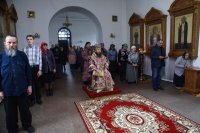 14-Божественная Литургия Преждеосвященных Даров в Свято-Троицком крепостном соборе города Усть-Каменогорска