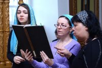 17-Божественная Литургия Преждеосвященных Даров в Свято-Троицком крепостном соборе города Усть-Каменогорска