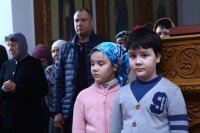 25-Божественная Литургия Преждеосвященных Даров в Свято-Троицком крепостном соборе города Усть-Каменогорска