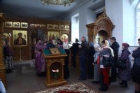 29-Божественная Литургия Преждеосвященных Даров в Свято-Троицком крепостном соборе города Усть-Каменогорска