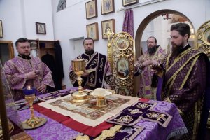 Служение епископа Амфилохия в субботу первой седмицы Великого поста