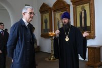 4-Посол Франции в Республике Казахстан посетил Свято-Троицкий мужской монастырь города Усть-Каменогорска