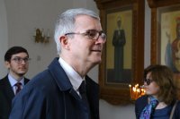 5-Посол Франции в Республике Казахстан посетил Свято-Троицкий мужской монастырь города Усть-Каменогорска