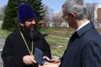 12-Посол Франции в Республике Казахстан посетил Свято-Троицкий мужской монастырь города Усть-Каменогорска
