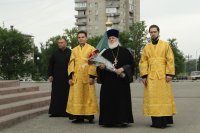 2-В Неделю 4-ю по Пятидесятнице епископ Амфилохий совершил Божественную Литургию в главном храме Рудного Алтая