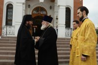 3-В Неделю 4-ю по Пятидесятнице епископ Амфилохий совершил Божественную Литургию в главном храме Рудного Алтая