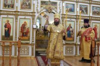 13-В Неделю 4-ю по Пятидесятнице епископ Амфилохий совершил Божественную Литургию в главном храме Рудного Алтая