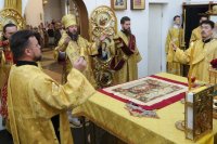 16-В Неделю 4-ю по Пятидесятнице епископ Амфилохий совершил Божественную Литургию в главном храме Рудного Алтая