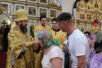 38-В Неделю 4-ю по Пятидесятнице епископ Амфилохий совершил Божественную Литургию в главном храме Рудного Алтая