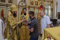 40-В Неделю 4-ю по Пятидесятнице епископ Амфилохий совершил Божественную Литургию в главном храме Рудного Алтая