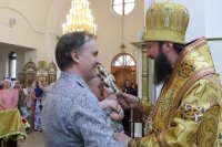 48-В Неделю 4-ю по Пятидесятнице епископ Амфилохий совершил Божественную Литургию в главном храме Рудного Алтая