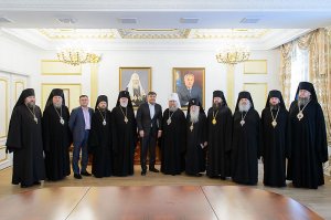 В Астане прошла встреча членов Синода Казахстанского Митрополичьего округа с министром общественного развития Республики Казахстан