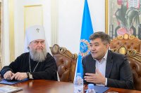 2-В Астане прошла встреча членов Синода Казахстанского Митрополичьего округа с министром общественного развития Республики Казахстан