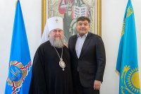 12-В Астане прошла встреча членов Синода Казахстанского Митрополичьего округа с министром общественного развития Республики Казахстан