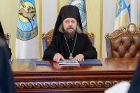 17-Епископ Амфилохий принял участие в заключительном в 2018 году заседании Синода Митрополичьего округа Русской Православной Церкви в Республике Казахстан
