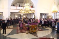 3-Служение епископа Амфилохия в Неделю 5-ю Великого поста