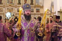 9-Служение епископа Амфилохия в Неделю 5-ю Великого поста